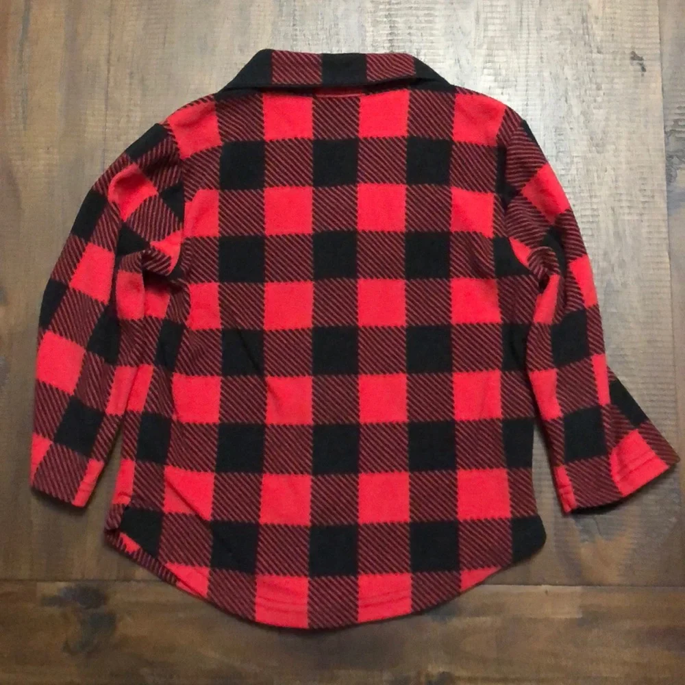 VGUC GAP red plaid boys Christmas pjs super soft